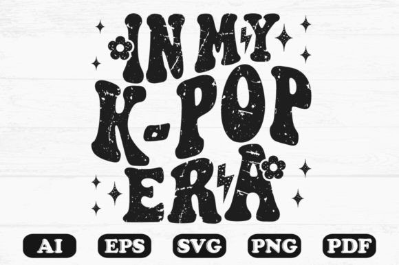 In My K-Pop Era T-shirt: A Designer's Take on Graphics and Crafts